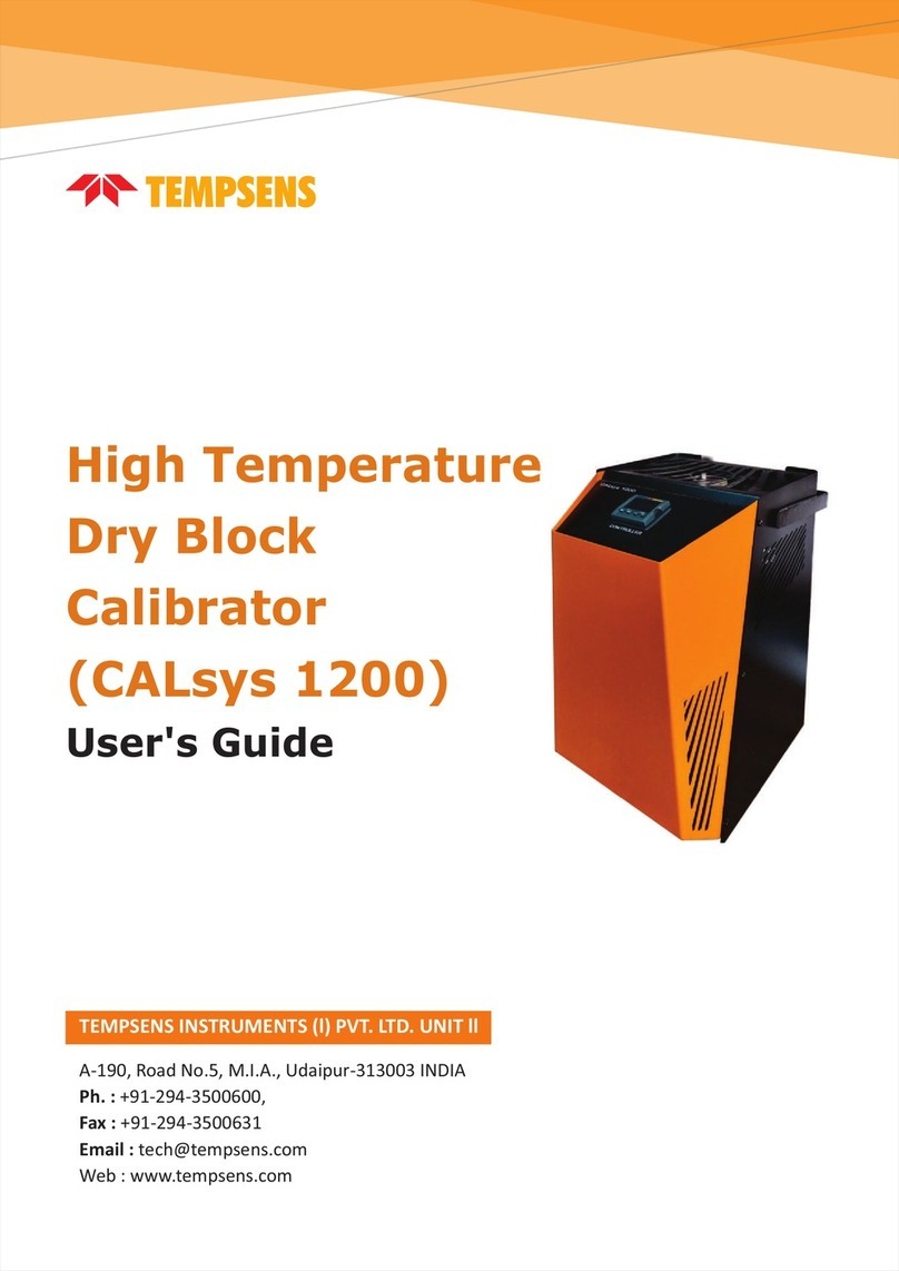 Tempsens CALsys 1200 user guide
