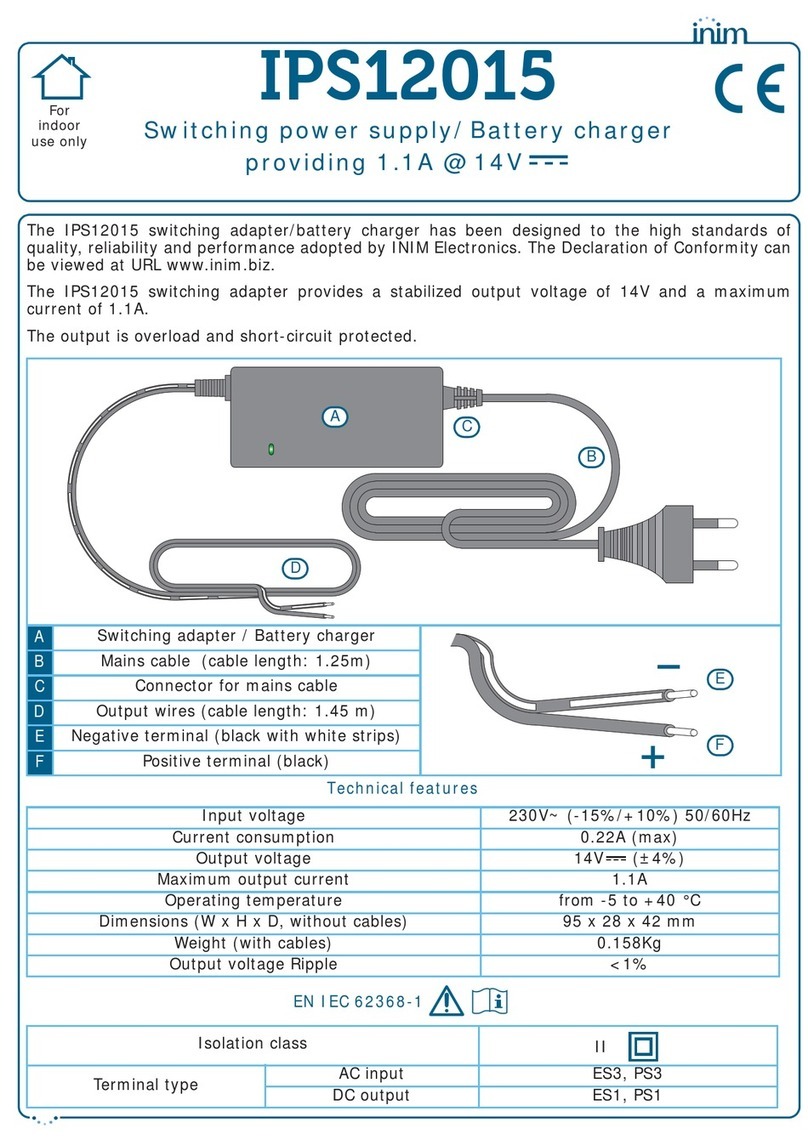 INIM IPS12015 manual
