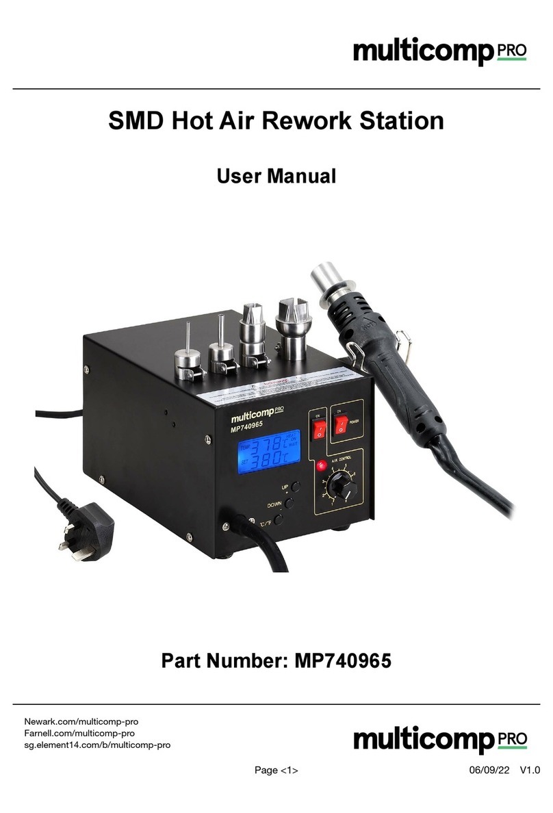 multicomp pro MP740965 user manual