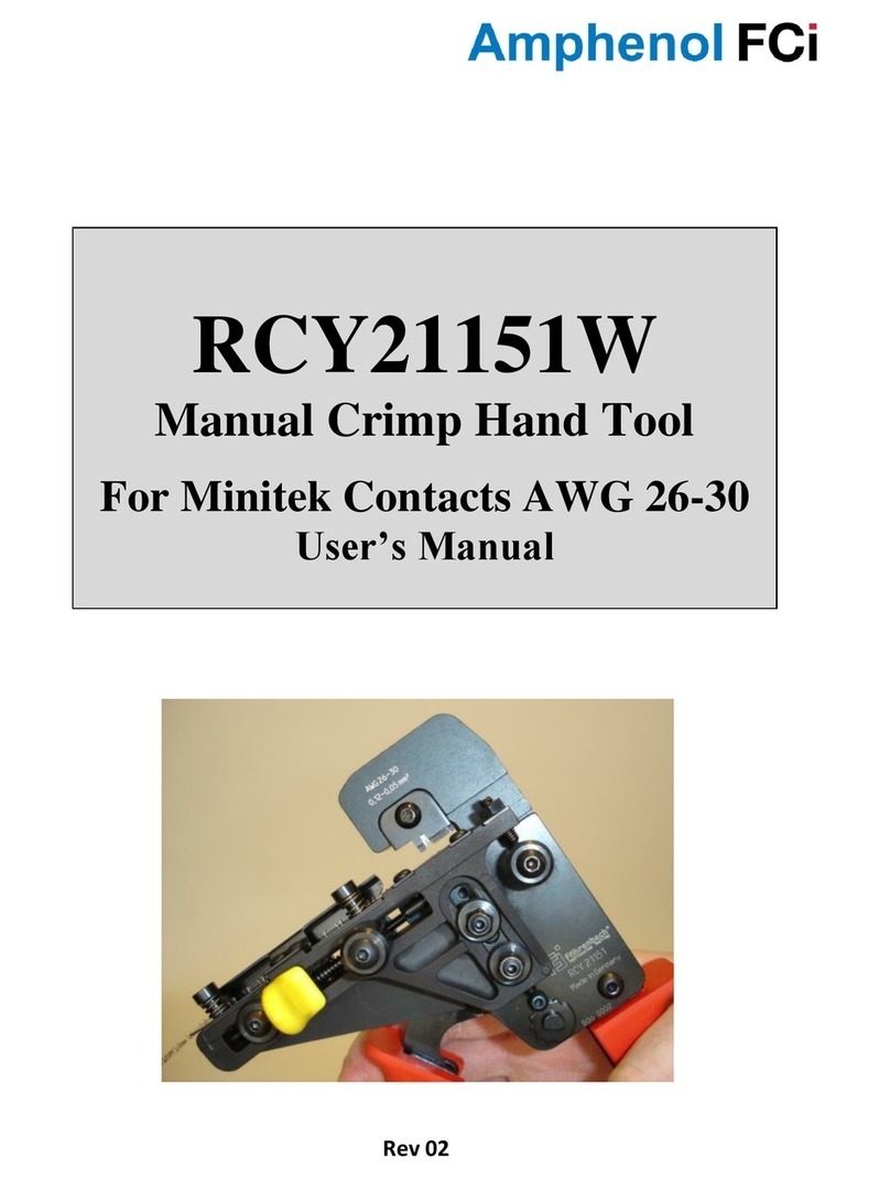 Amphenol RCY21151W user manual