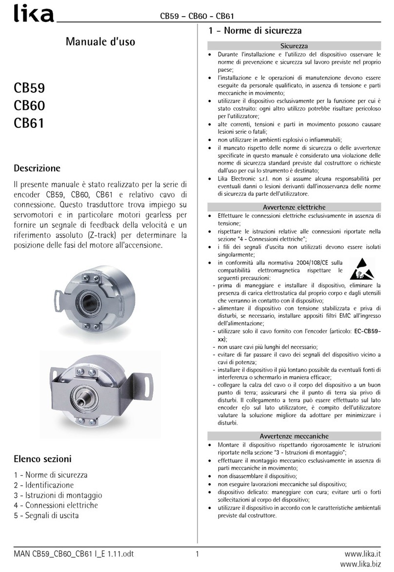 Lika CB59 user manual