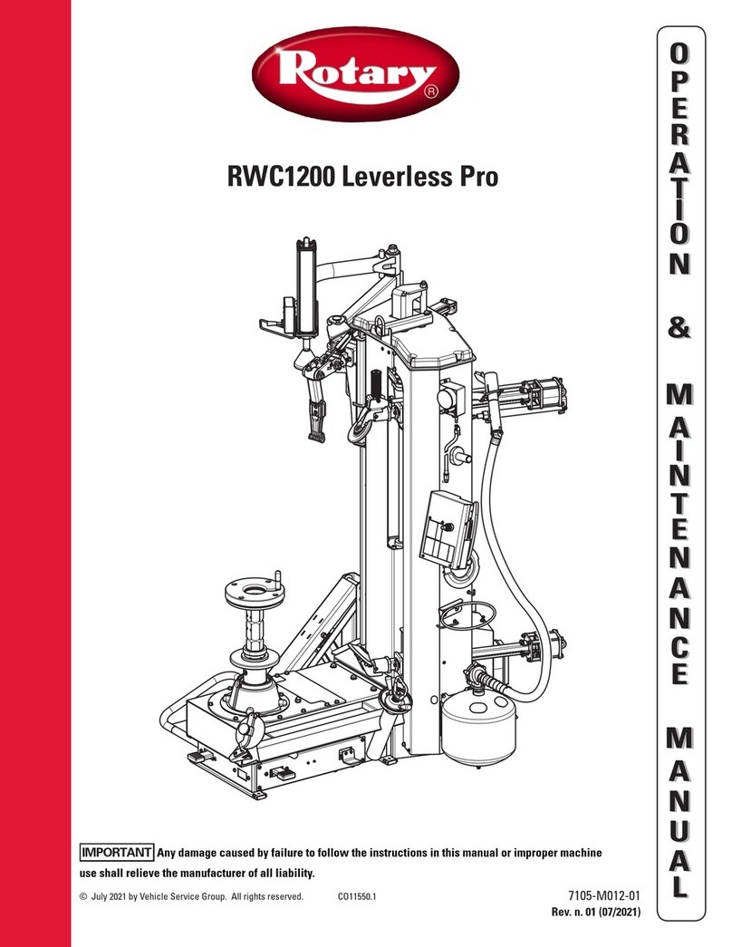 Rotary RWC1200 Leverless Pro Operation & maintenance manual