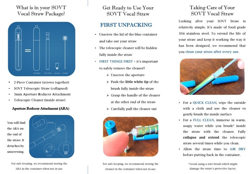 RAYVOX SOVT quick start guide