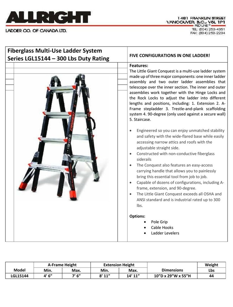 ALLRIGHT LGL15144 Series operating instructions