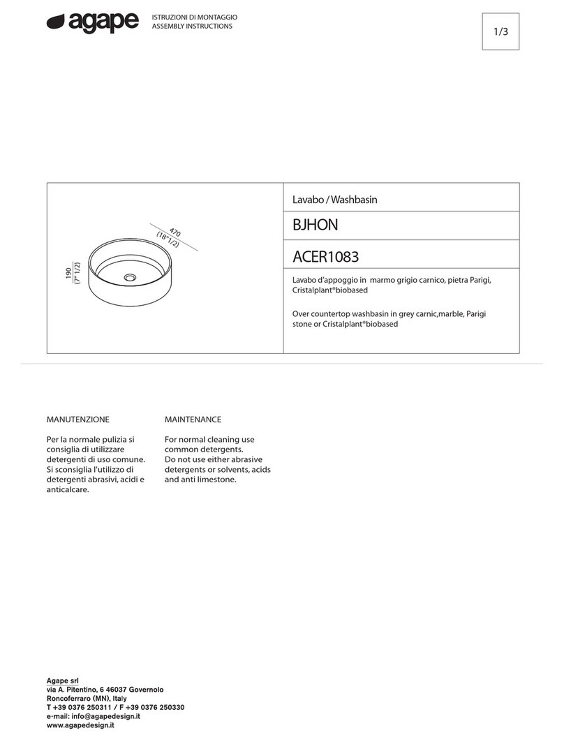 agape BJHON ACER1083 Assembly instructions