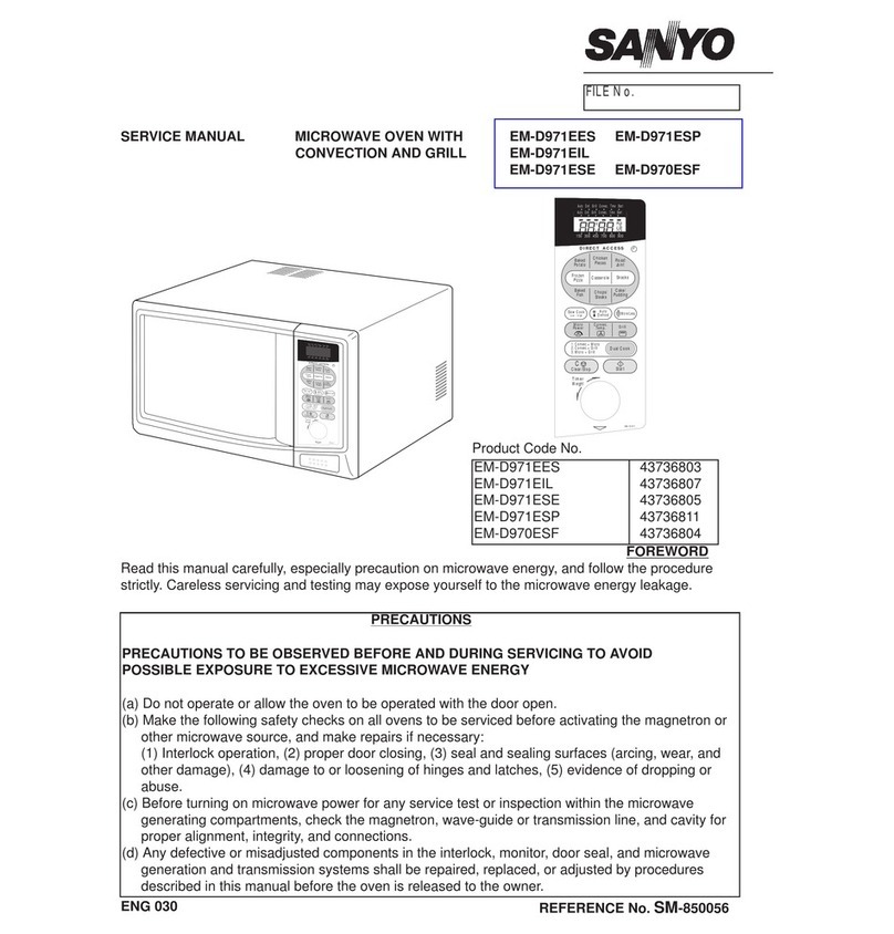 Sanyo EM-D971EES User manual