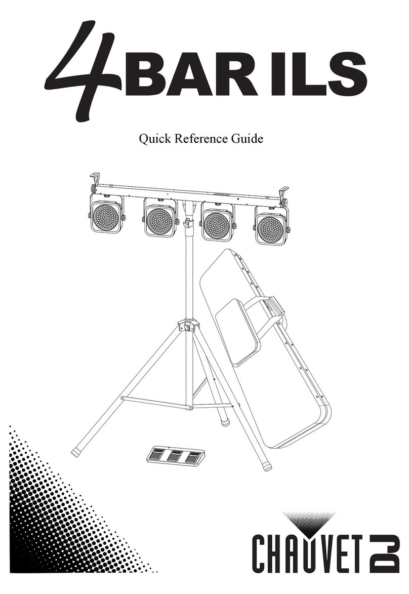Chauvet DJ 4BAR ILS Quick reference guide