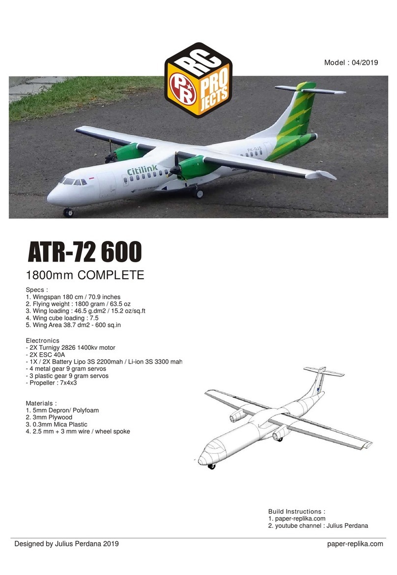 Paper Replika ATR-72 600 manual