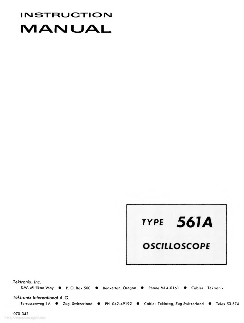 Tektronix 561A User manual