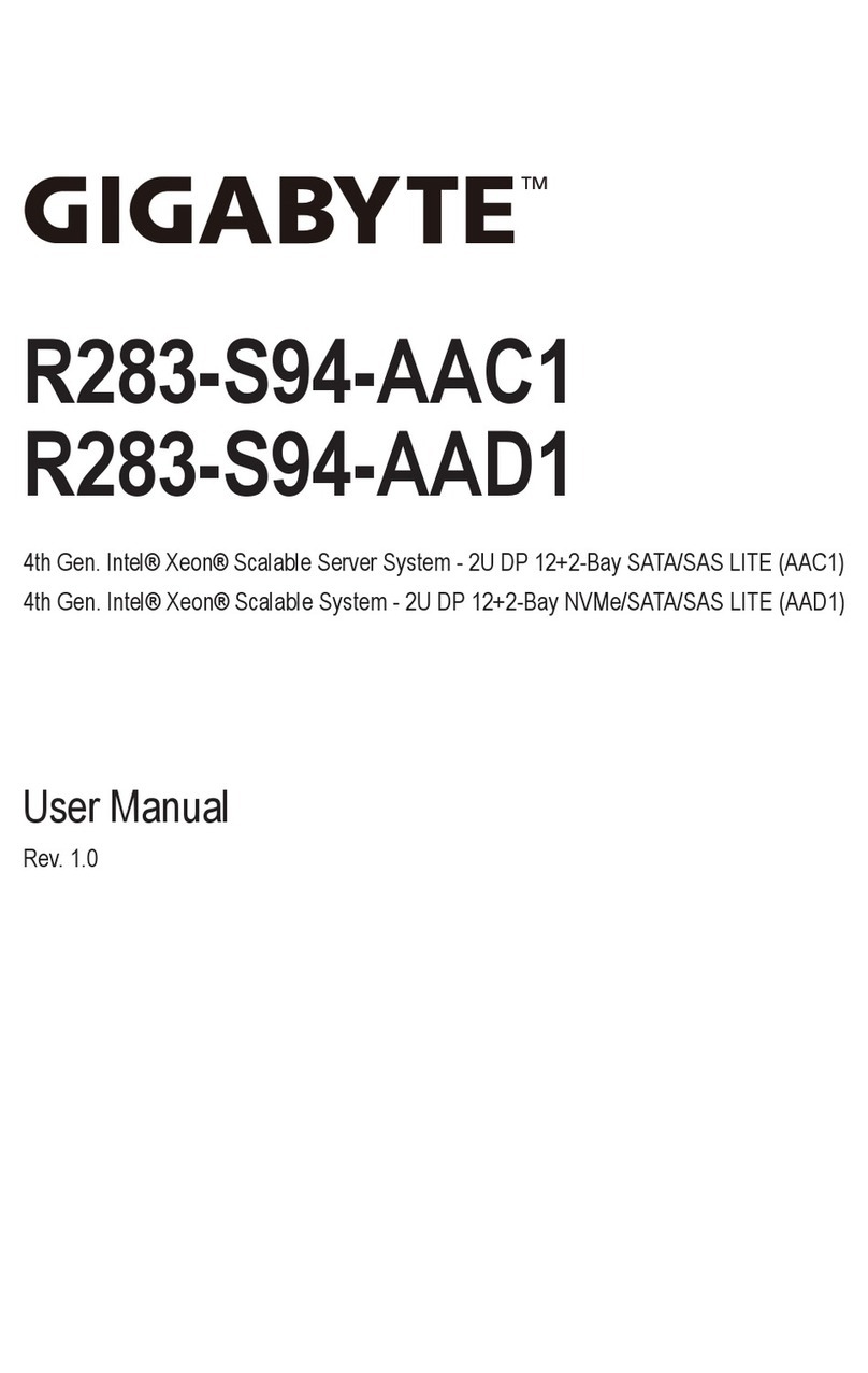 Gigabyte R283-S94-AAC1 User manual
