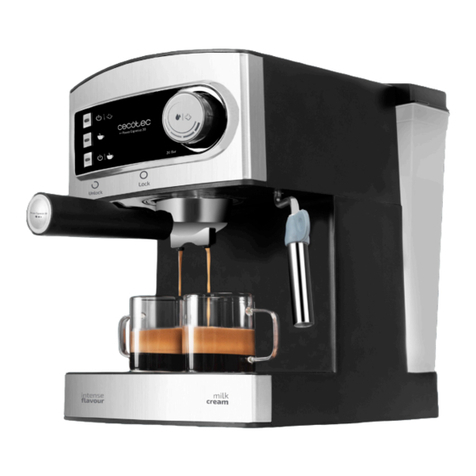 cecotec Cumbia POWER ESPRESSO 20 instruction manual