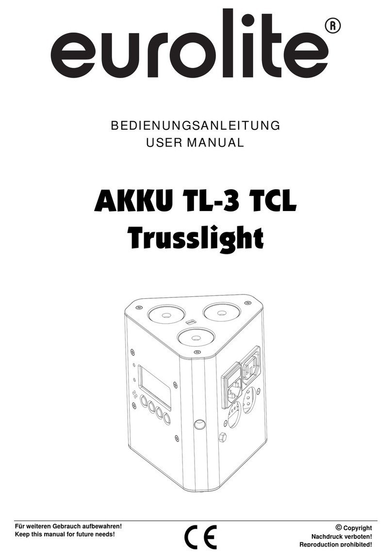 EuroLite AKKU TL-3 TCL user manual