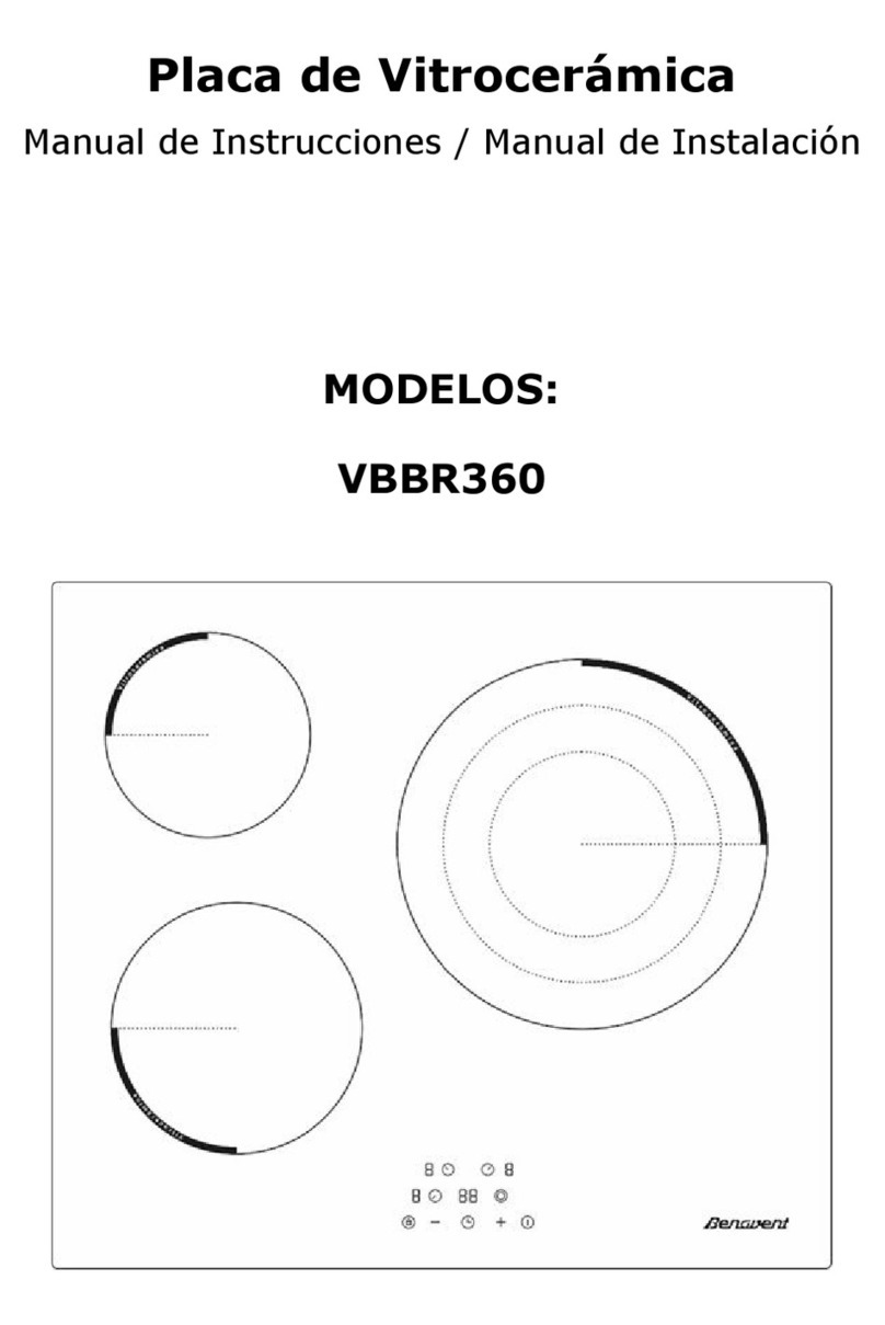 Benavent VBBR360 Instruction manual / installation manual