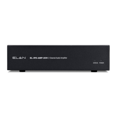 Elan EL-IPD-AMP-2CH User manual