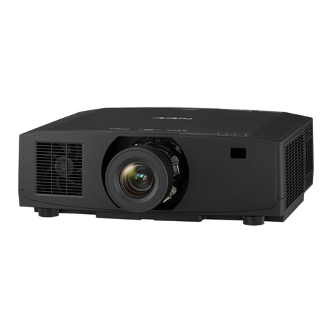 NEC PV800UL-W User manual