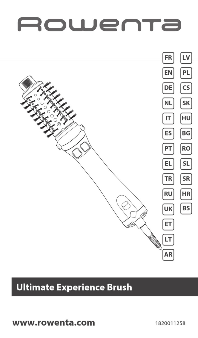 Rowenta Ultimate Experience Brush User manual