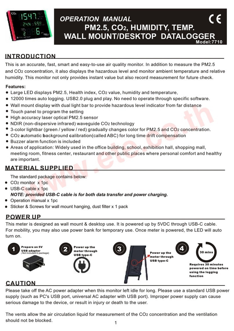 ete 7710 Operation manual
