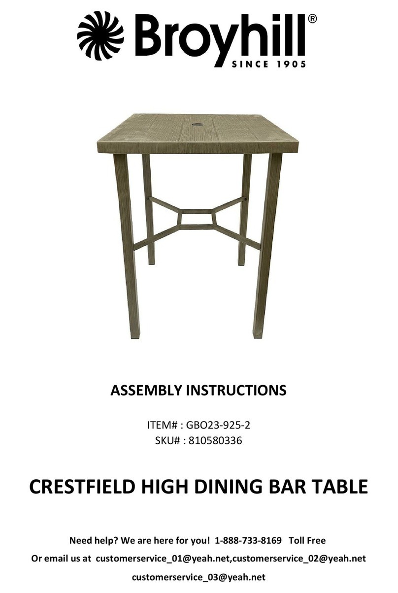 Broyhill GBO23-925-2 User manual