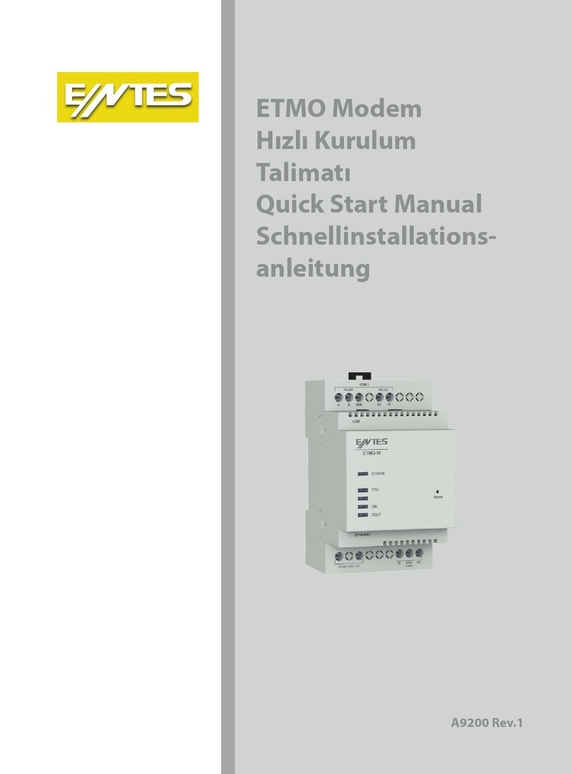 Entes ETMO-02 Quick start manual