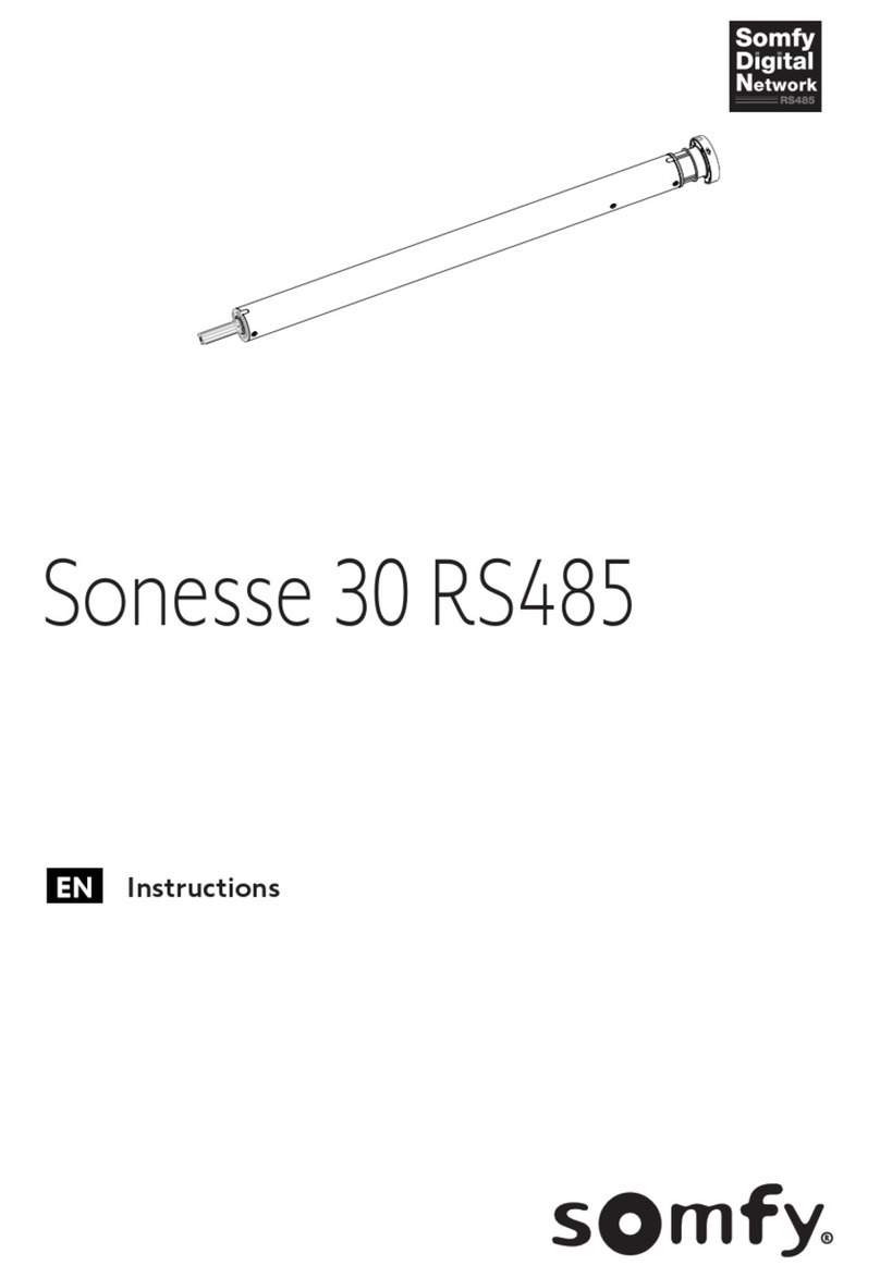 SOMFY Sonesse 30 RS485 instructions