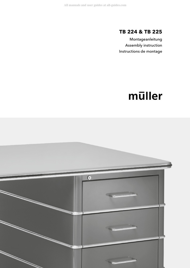 Muller TB 224 Assembly instruction