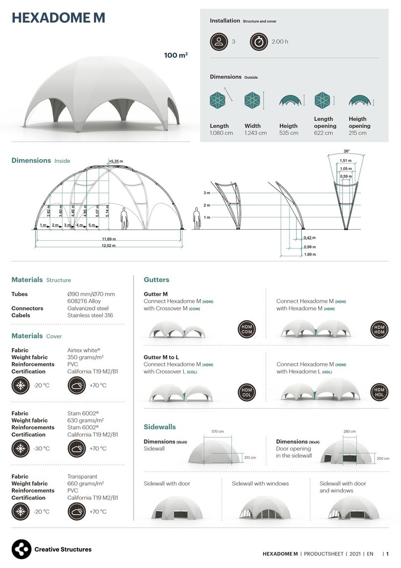 Creative Structures Hexadome L User manual Creative Structures Hexadome L User manual