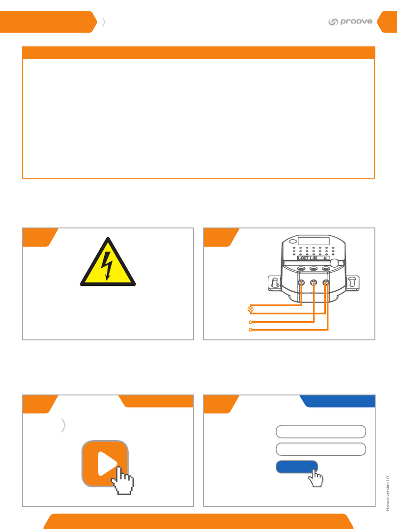 Proove 311369 quick guide Proove 311369 quick guide