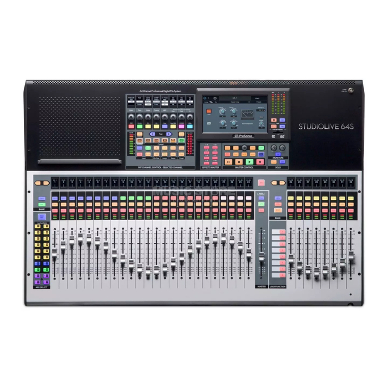 PRESONUS studiolive III series User manual