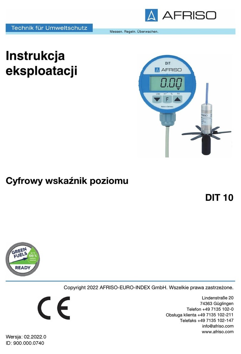 AFRISO DIT 10 operating instructions