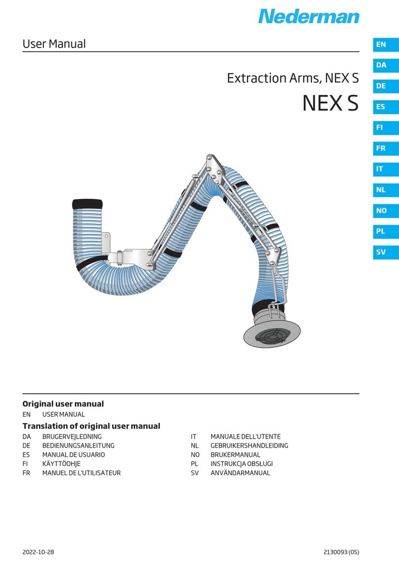 Nederman NEX S user manual