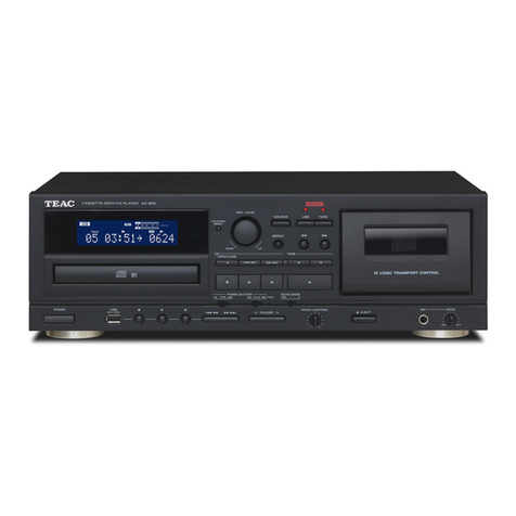 Teac AD-850 User manual