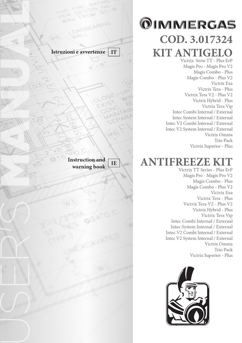 Immergas Victrix TT Series Product manual