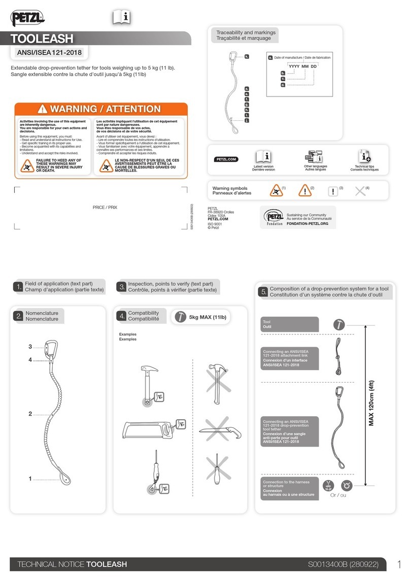 Petzl TOOLEASH User manual