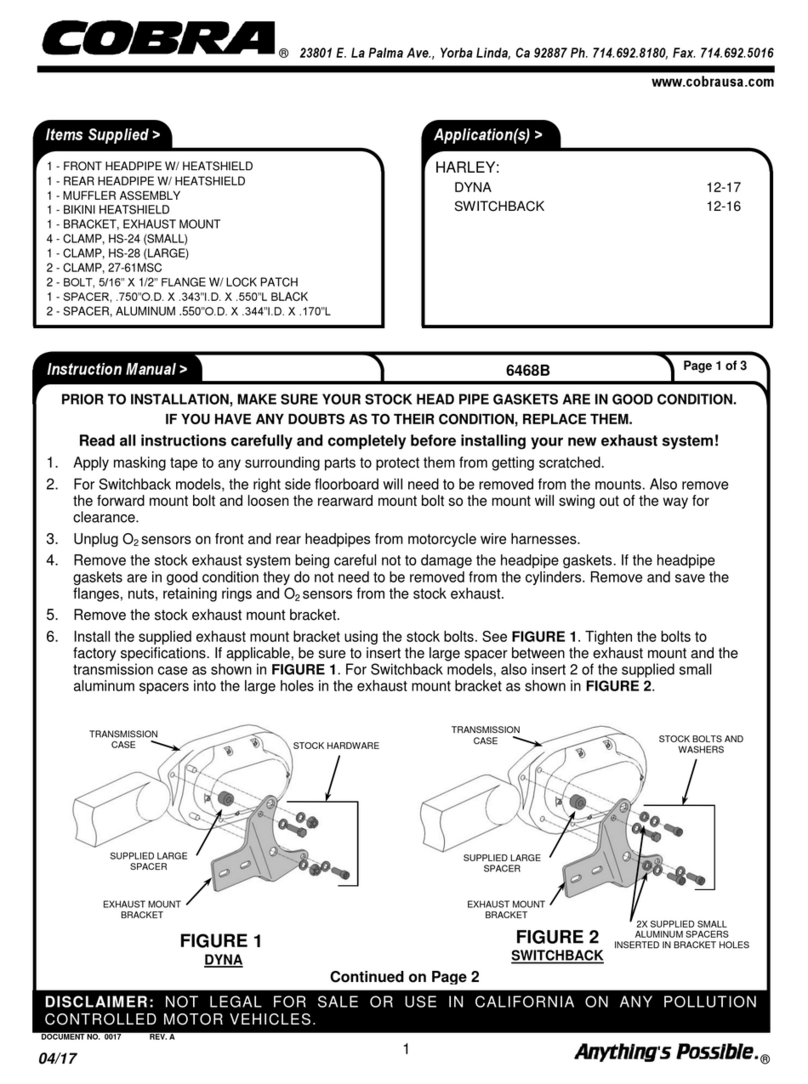 Cobra 6468B instruction manual