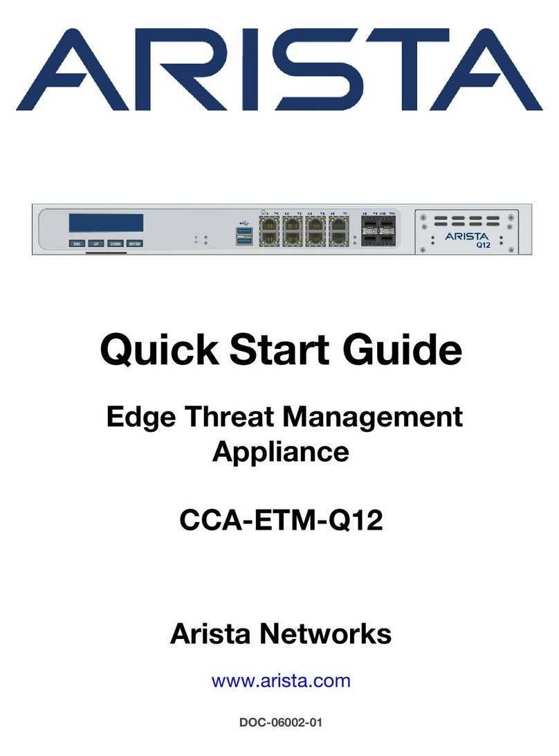 Arista CCA-ETM-Q12 quick start guide
