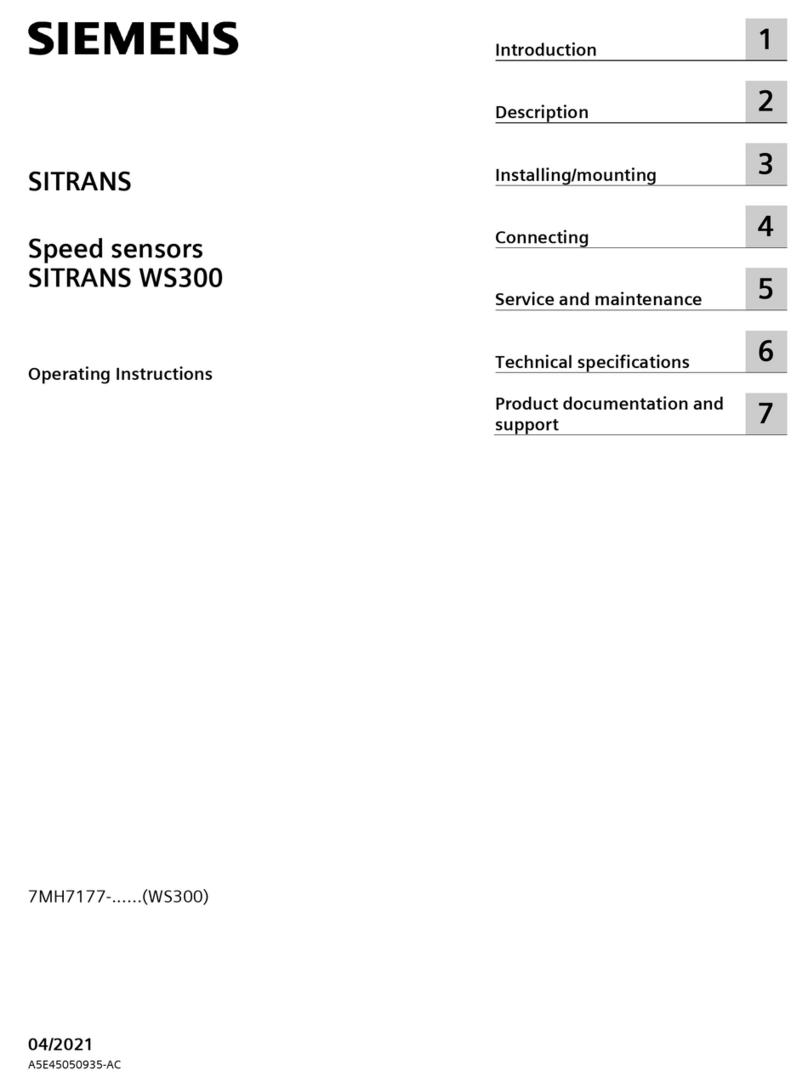 Siemens SITRANS WS300 User manual