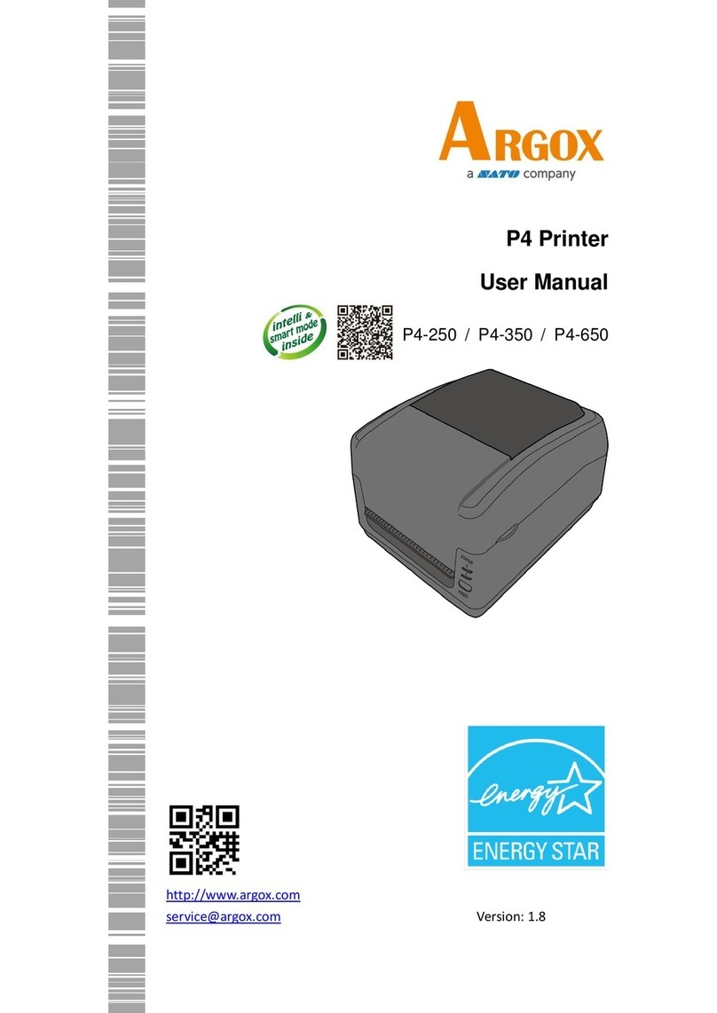 Argox P4 Series User manual