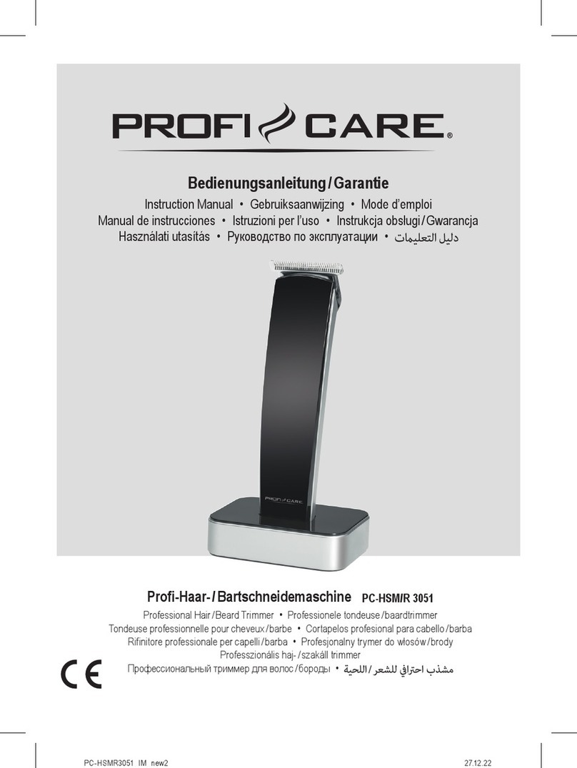 Profi Care PC-HSM/R 3051 instruction manual