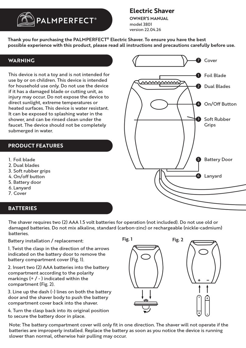 Palmperfect 3801 owner's manual