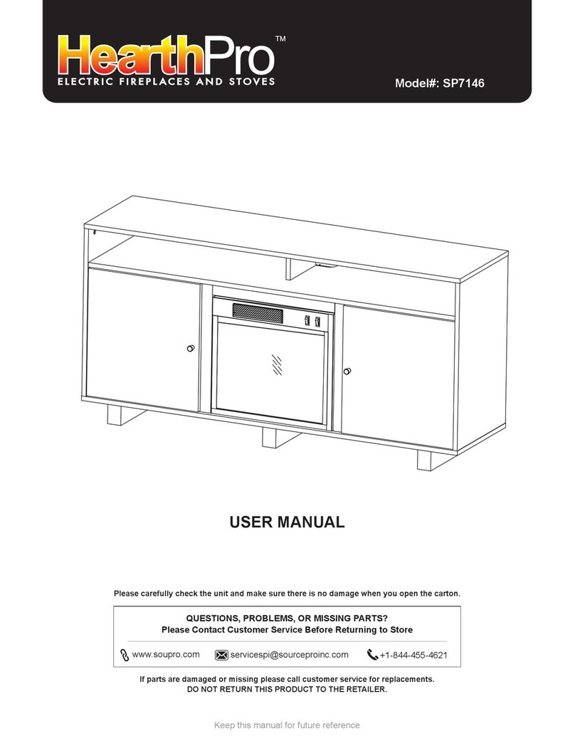 HearthPro SP7146 user manual