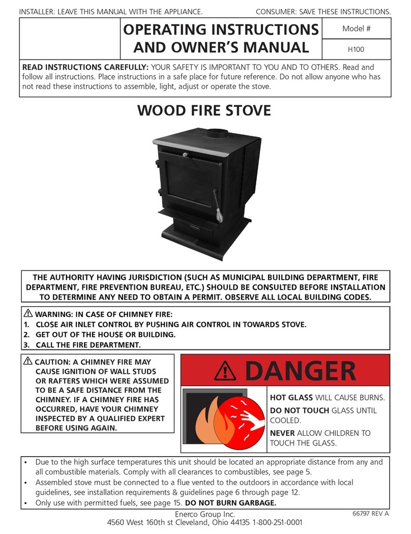 ENERCORP H100 Operating instructions and owner's manual ENERCORP H100 Operating instructions and owner's manual