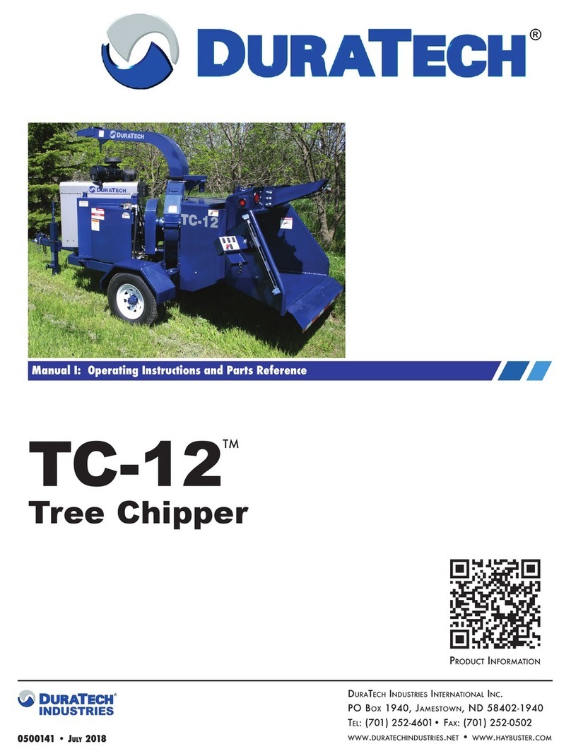 Duratech TC-12 Parts list manual