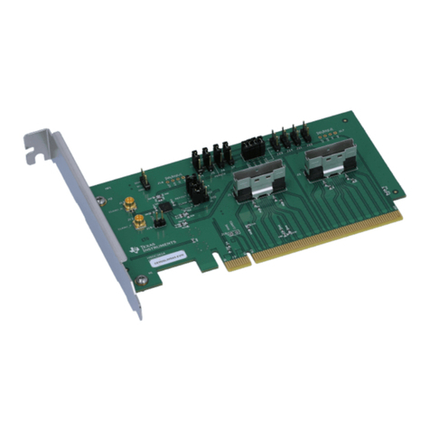 Texas Instruments DS320-SLIMSAS-EVM User manual