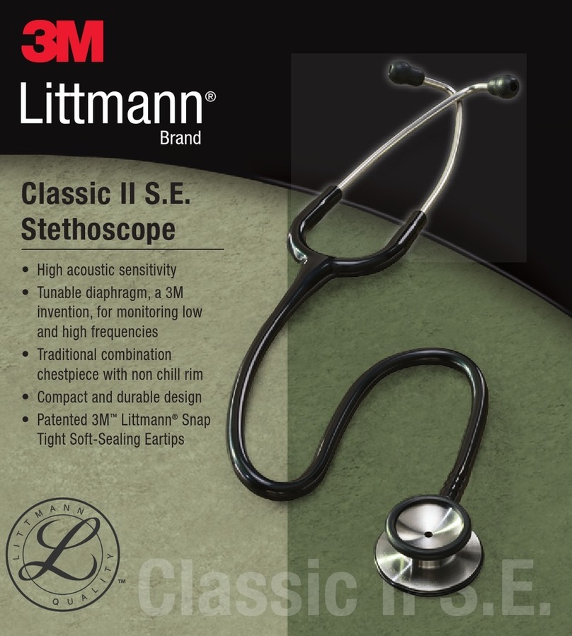 3M Littmann Classic II S.E. User manual 3M Littmann Classic II S.E. User manual