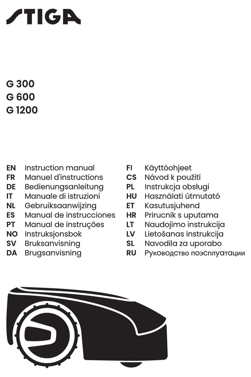 Stiga G300 Original instruction manual