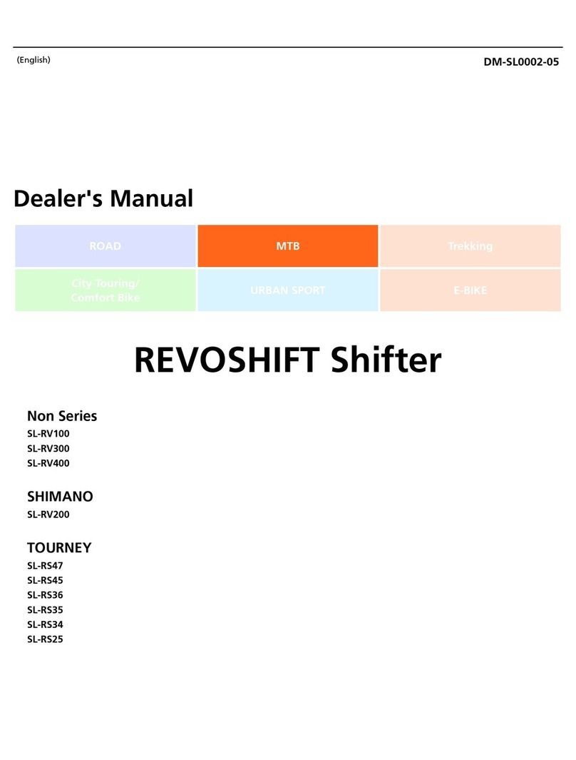 Shimano REVOSHIFT SL-RV100 User manual
