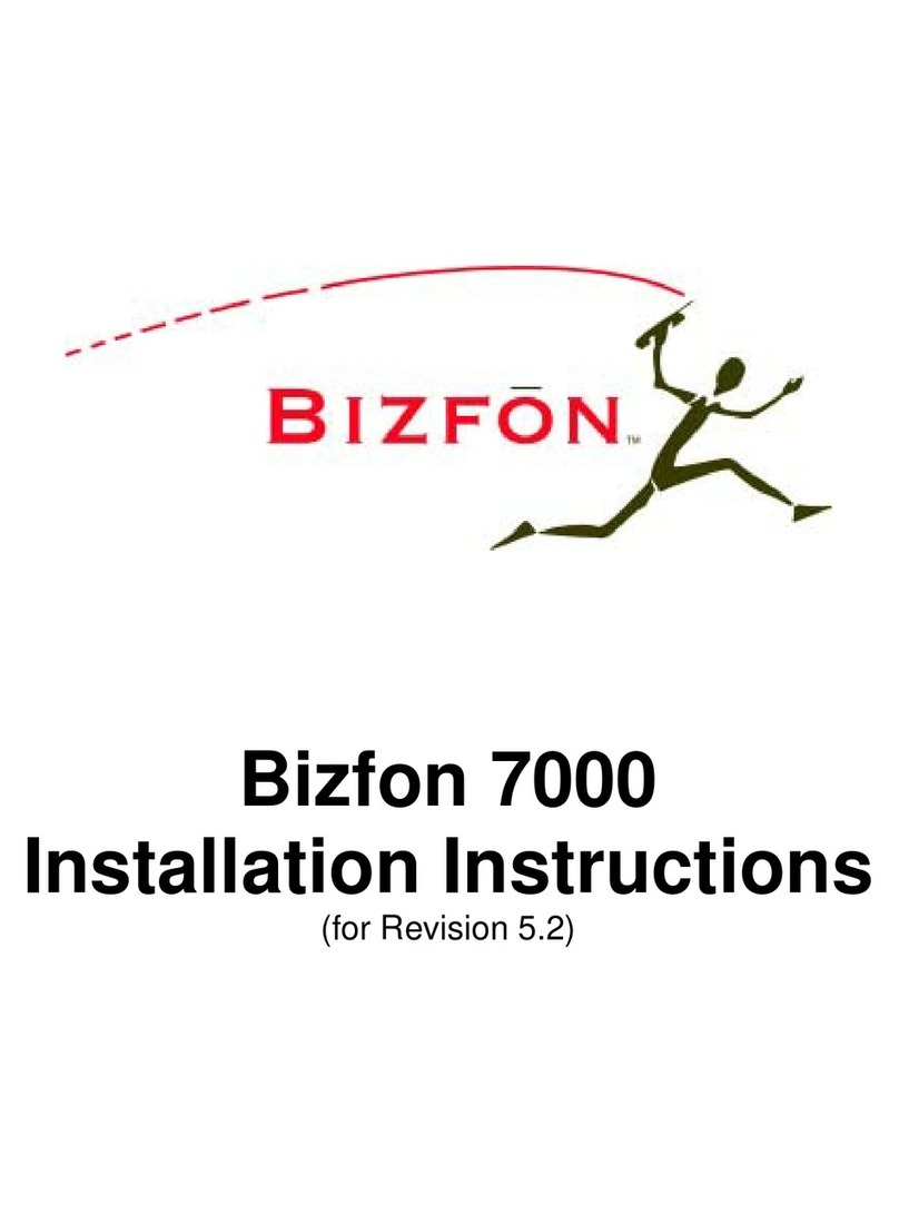 Bizfon 7000 User manual