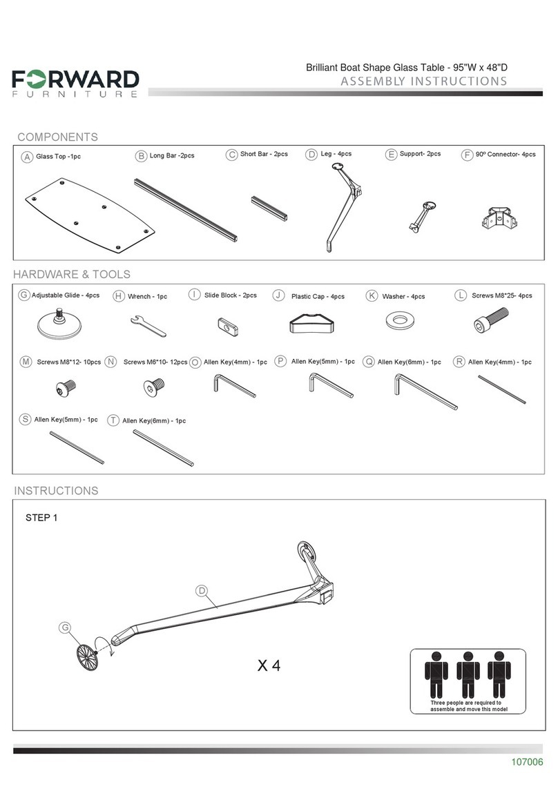 Forward Brilliant Assembly instructions