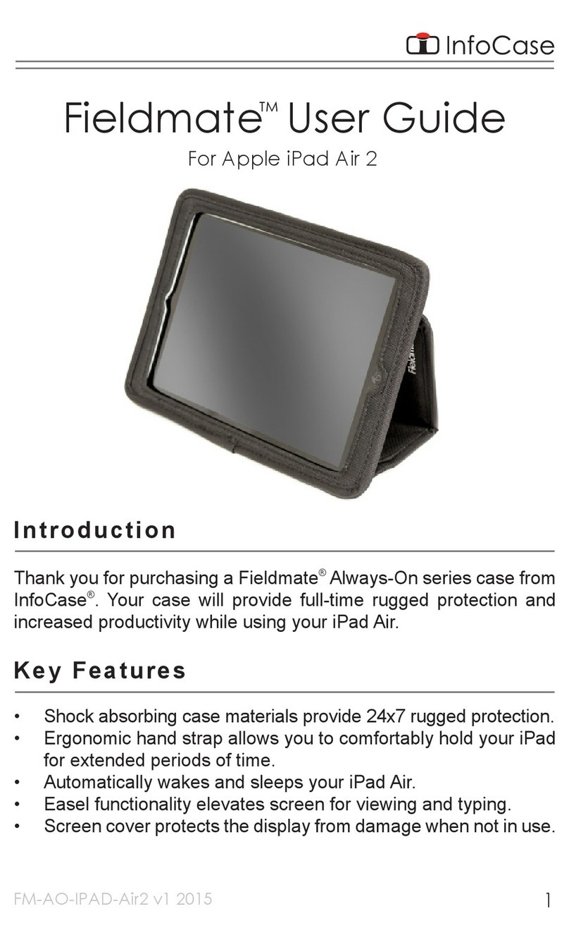 InfoCase Fieldmate FM-AO-IPAD-Air2 user guide InfoCase Fieldmate FM-AO-IPAD-Air2 user guide