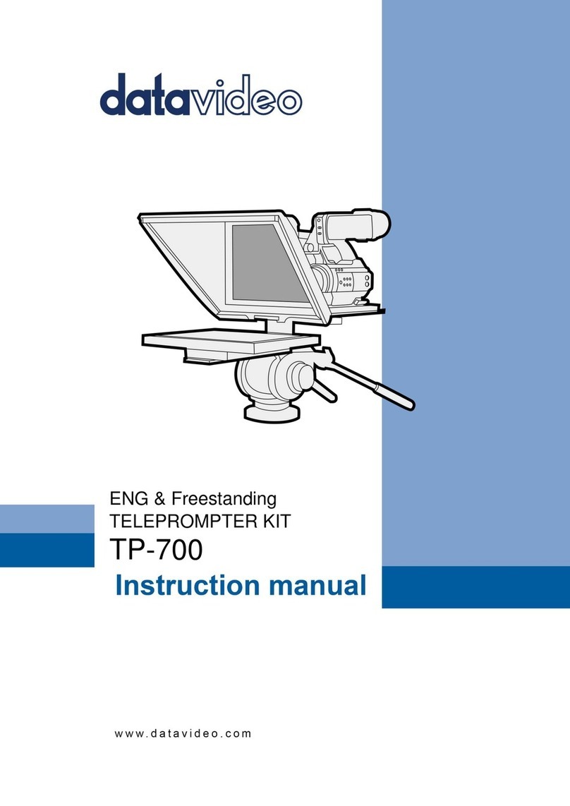 Data Video TP-700 User manual